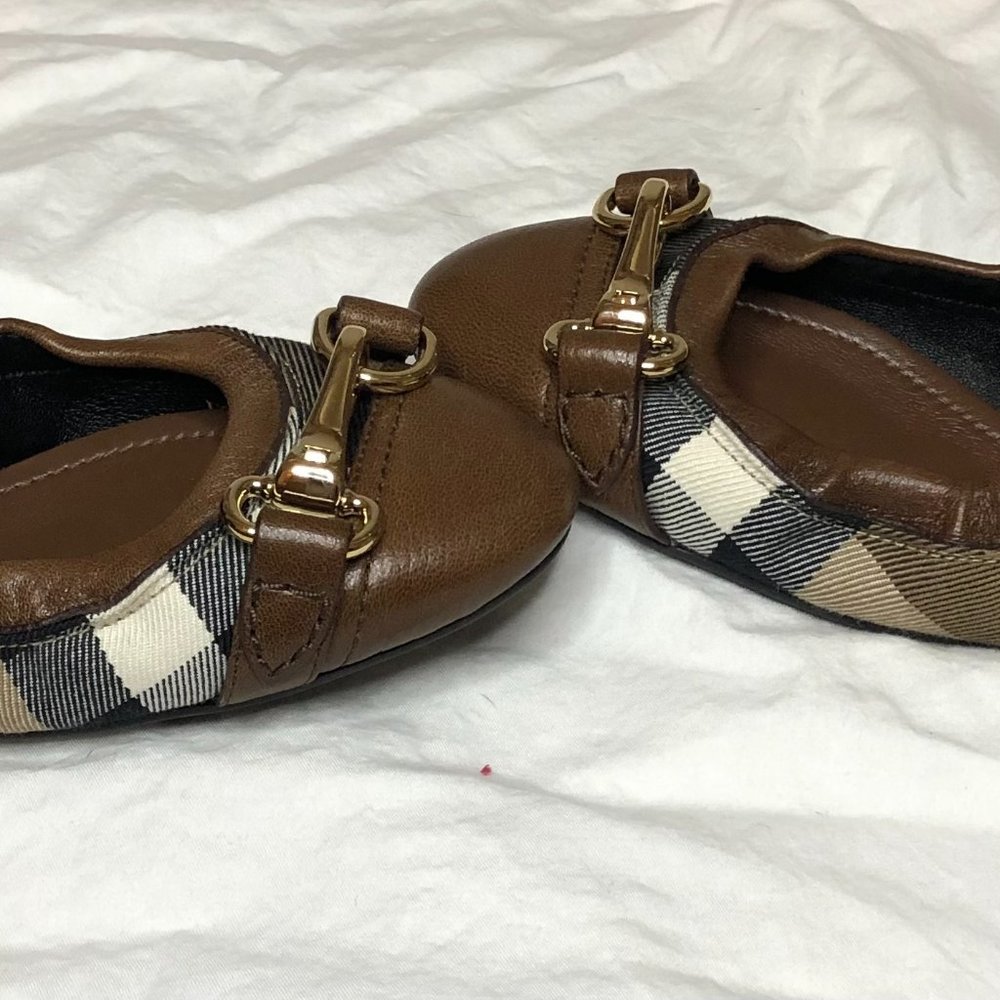 Burberry Housecheck Ballerina Flat EUR 38 - Picture 5 of 9